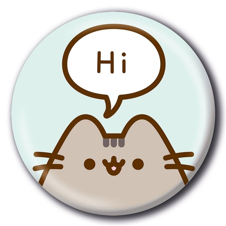 Pusheen (Hi) 25mm Badge  - PB2401428