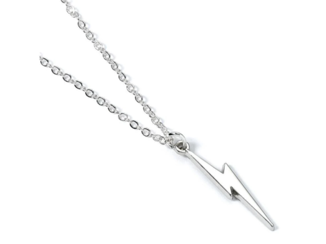 Harry Potter Lightning Bolt silver plated Necklace - EWNX0105