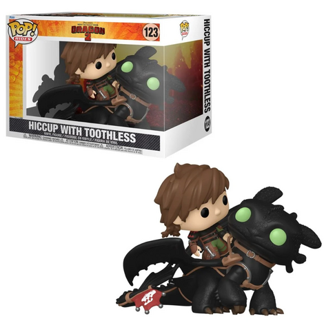 Funko POP! Deluxe: How to Train your Dragon 2 - Hiccup with Toothless #123 Figure 