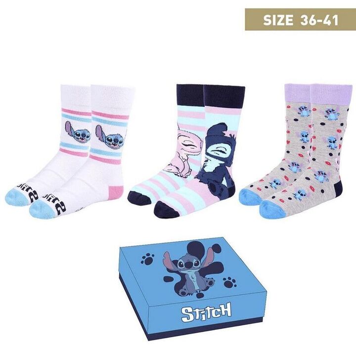 Disney Lilo & Stitch pack 3 socks 36-41 - 2200008658
