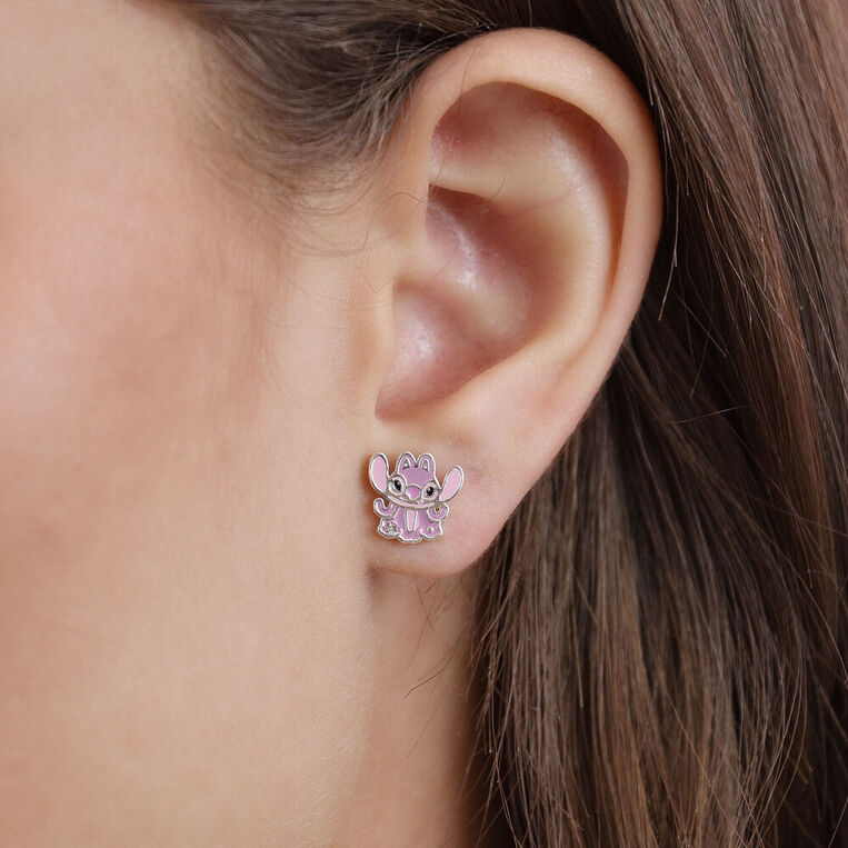 Disney Stitch Angel Earrings Silver plated - 0060049