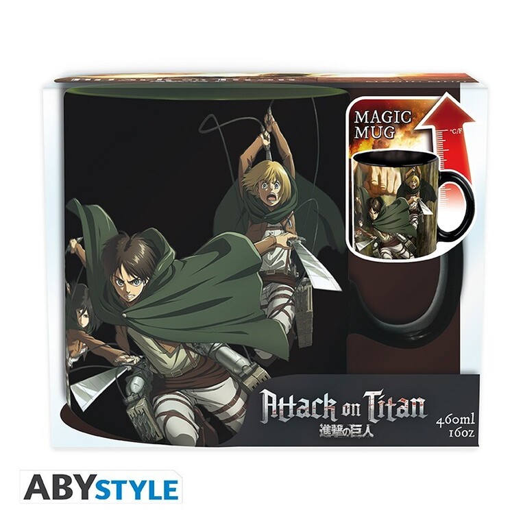 Attack on Titan - Mug HeatChange -460ml (ceramic) - Titan Eren - ABYMUGA436