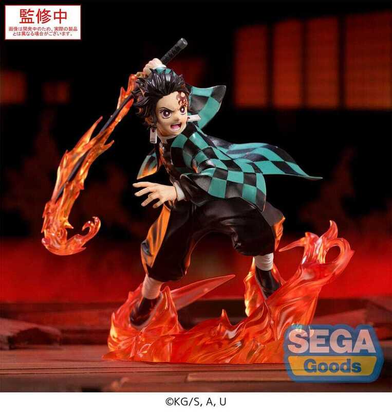 Demon Slayer: Kimetsu no Yaiba Xross Link Anime PVC Statue Tanjiro Kamado 15 cm - SEGA45594