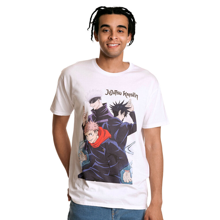 Jujutsu Kaisen - Trio White T-Shirt - JUK03200TSW