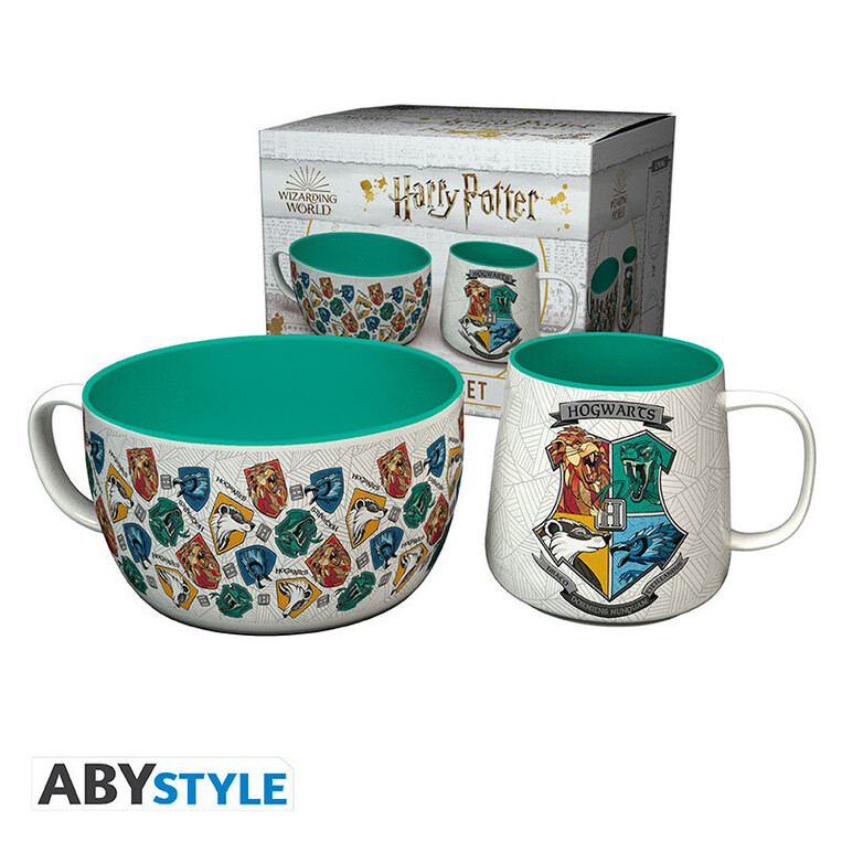 Harry Potter Breakfast Set Mug + Bowl Stand Together - BS0039