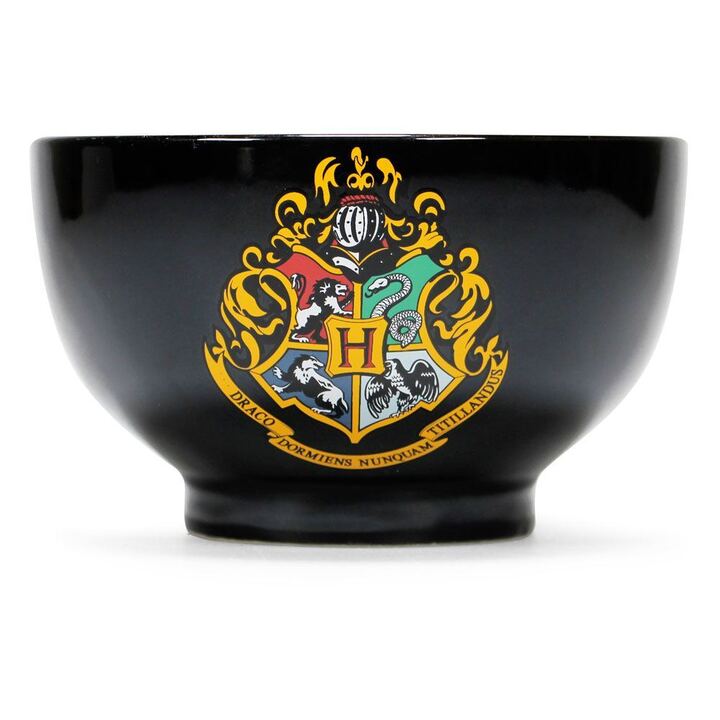 Harry Potter Bowl Hogwarts Crest (black) - HMB-BOWLHP11