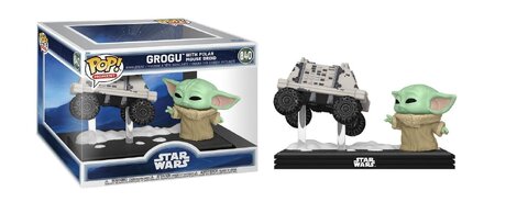 Funko Pop! Moment: Star Wars - Grogu with Polar Mouse Droid #840 Bobble-Head Vinyl Figure