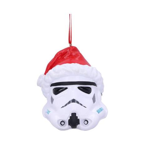 Star Wars Original Stormtrooper Hanging Tree Ornament Santa Hat 8 cm - NEMN-B5697U1