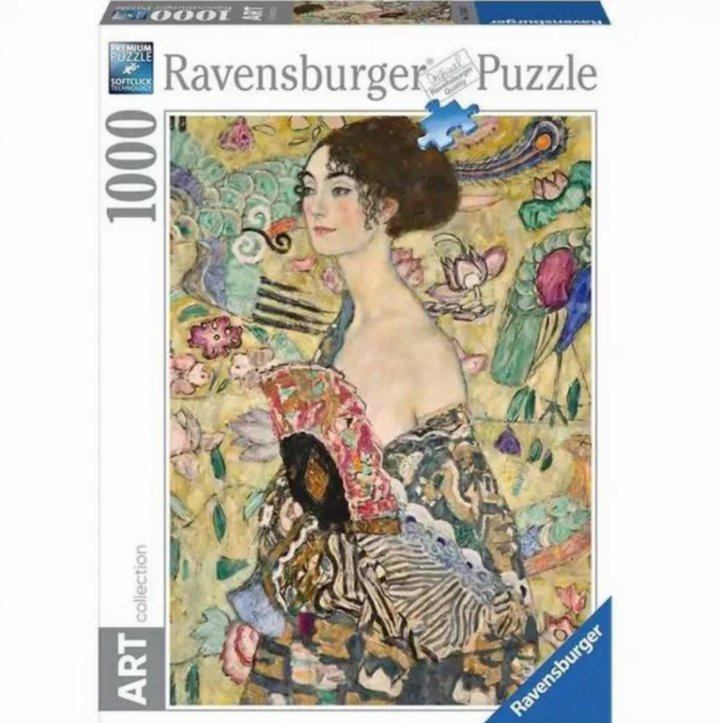 Puzzle 1000 pieces - ART Series: Klimt Lady with a Fan - 05-17634