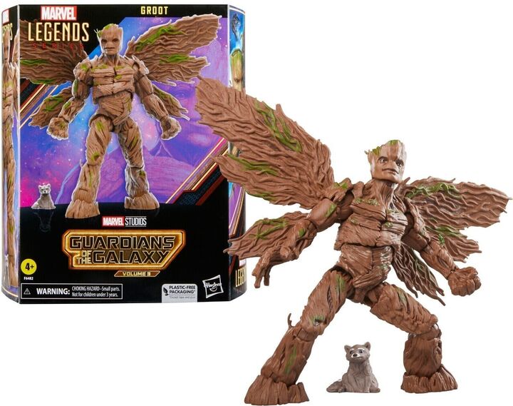Marvel Guardians of the Galaxy Vol.3 Marvel Legends Deluxe Action Figure Groot 15cm - F6482