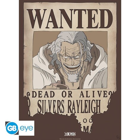 One Piece Poster Chibi 52x38 Wanted Rayleigh - GBYDCO268
