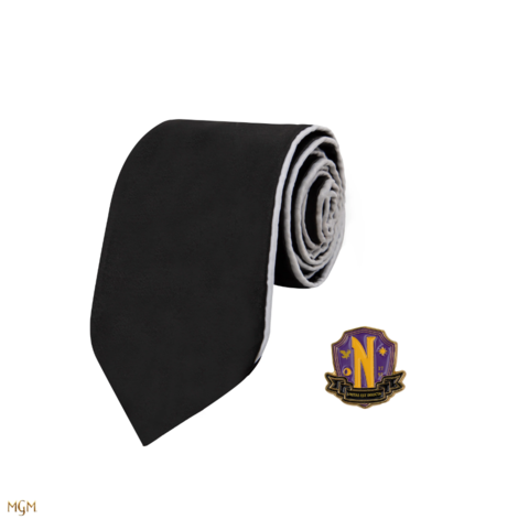 Wednesday Woven Necktie Nevermore Deluxe Edition - CR1170