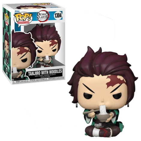 Funko POP! Demon Slayer: Kimetsu no Yaiba - Tanjiro eating Noodles #1304 Figure