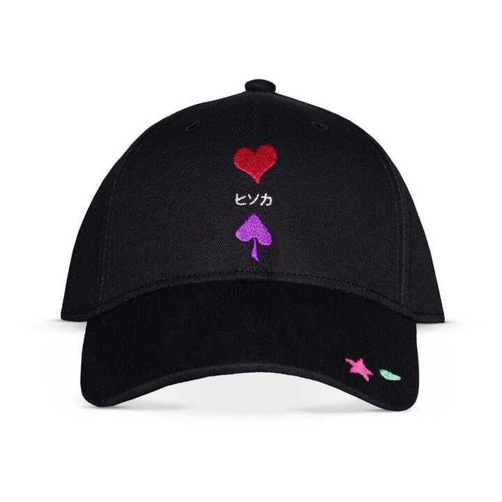 Hunter X Hunter Curved Bill Cap Hisoka Heart & Spade (black) - BA544023HNT