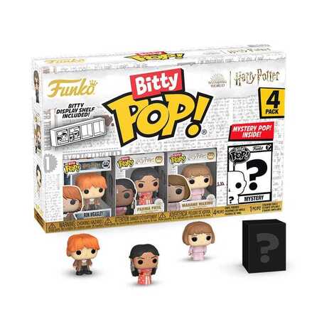 Funko Bitty POP! Harry Potter - Ron Weasley, Padma Patil, Madame Maxime & Chase Mystery 4-Pack Figures