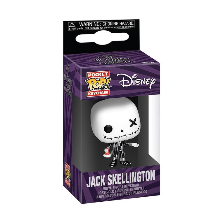 Funko Pocket Pop! Disney: The Nightmare Before Christmas (Patchwork) - Jack Skellington Vinyl Figure Keychain