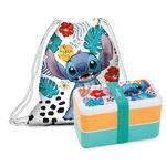 Stitch Set: Lunch box + bag 2-piece Blue - EGN122039