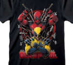 Marvel Deadpool & Wolverine Weapons - T-shirt - DP308517TSB- M
