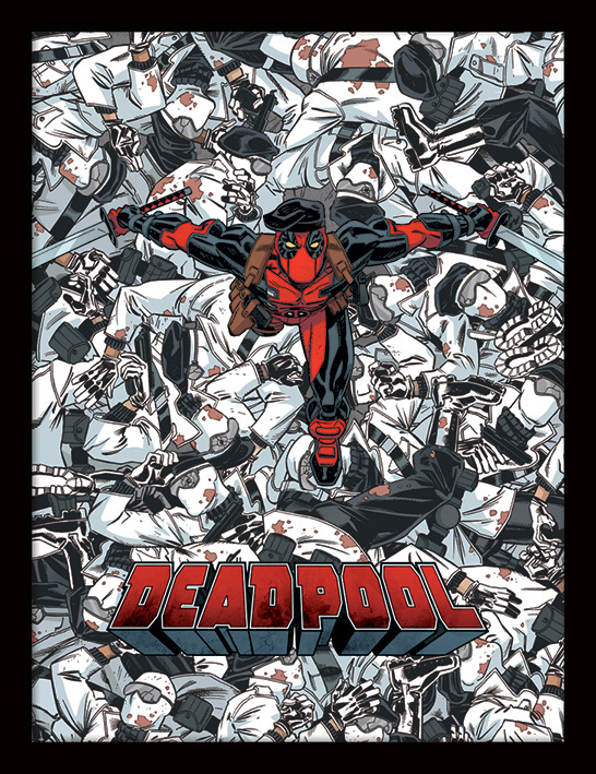 Marvel Comics Deadpool (Bodies) Wooden Framed 30 x 40cm - FP11670P