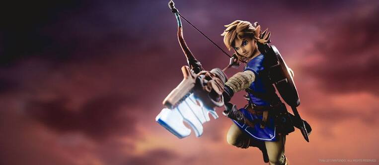 The Legend of Zelda Breath of the Wild PVC Statue Link 25 cm - F4FBOTWL
