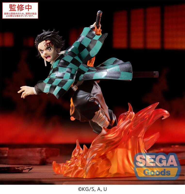 Demon Slayer: Kimetsu no Yaiba Xross Link Anime PVC Statue Tanjiro Kamado 15 cm - SEGA45594