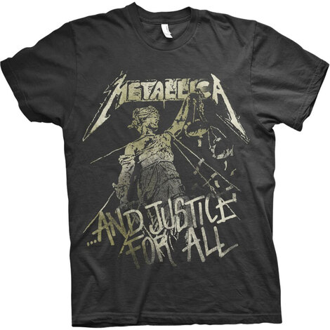 Metallica Unisex T-Shirt: Justice Vintage - METTS14MB