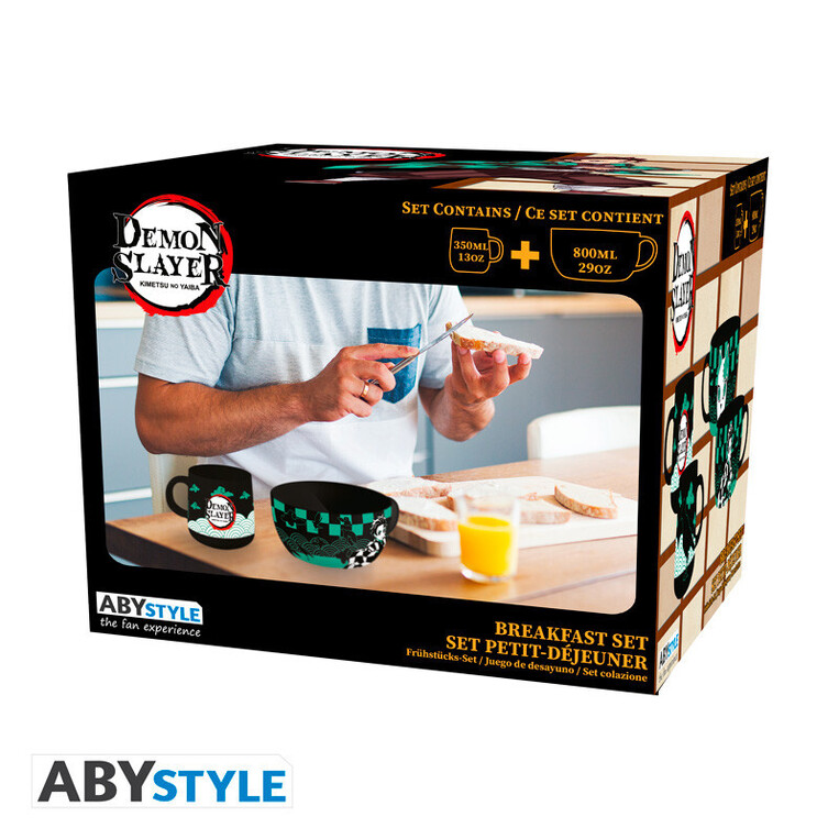Demon Slayer Breakfast Set Mug + Bowl - ABYTAB125 