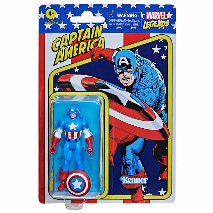 Φιγούρα Marvel Legends: Retro Collection - Captain America Action Figure (10cm) - F2652