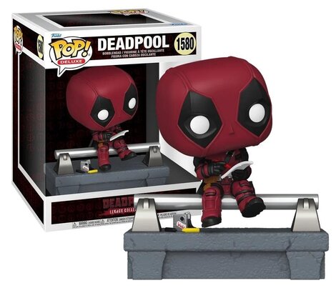 Funko POP! Deluxe Marvel: Deadpool - Deadpool on Bridge #1580 Figure 