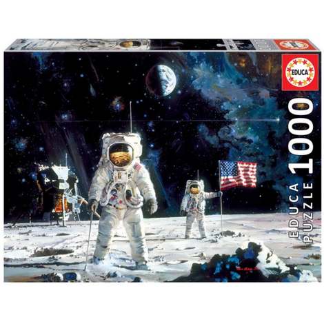 Educa Puzzle First Men on the Moon 1000 pieces - 018.459