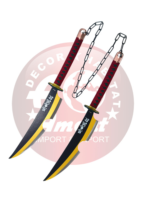 Demon Slayer: Kimetsu No Yaiba Tengen Uzui Twin Blades Replica 80 cm - S0273