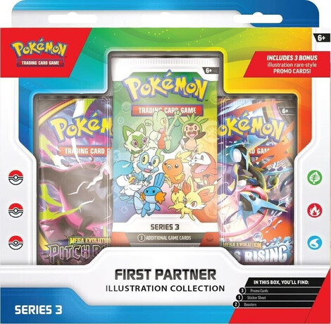 Pokemon TCG Mega Evolution - First Partner Illustration Collection Series 3