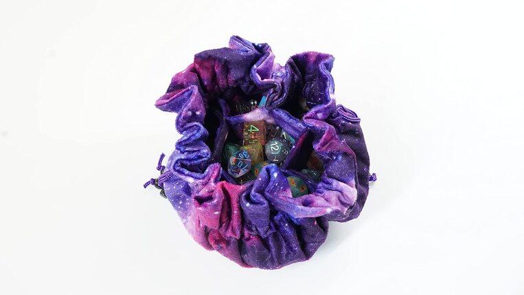 Dice Bag With Compartments Velvet Nebula - FNRL9102
