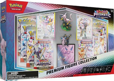 Pokémon TCG: Scarlet & Violet—Prismatic Evolutions Premium Figure Collection - POK100301