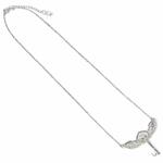 Harry Potter Sterling Silver Flying Key Necklace with Crystals - EBHPSN055