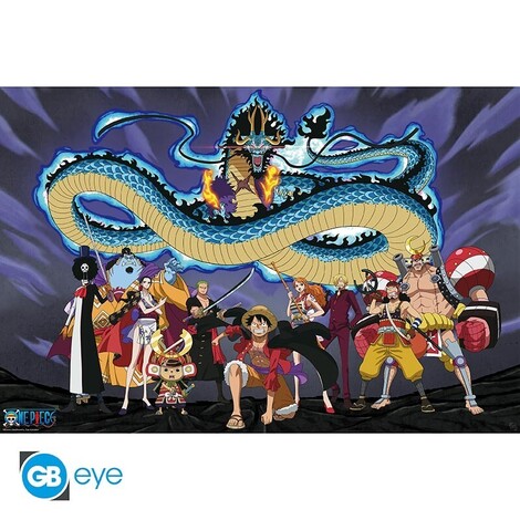 One Piece Poster Maxi 91.5x61 The Crew Versus Kaido - GBYDCO037