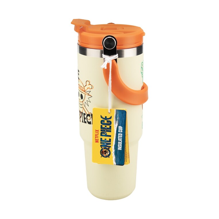 One Piece Jolly Roger Insulated Cup with Top Handle (900ml) - PP16220OPNF
