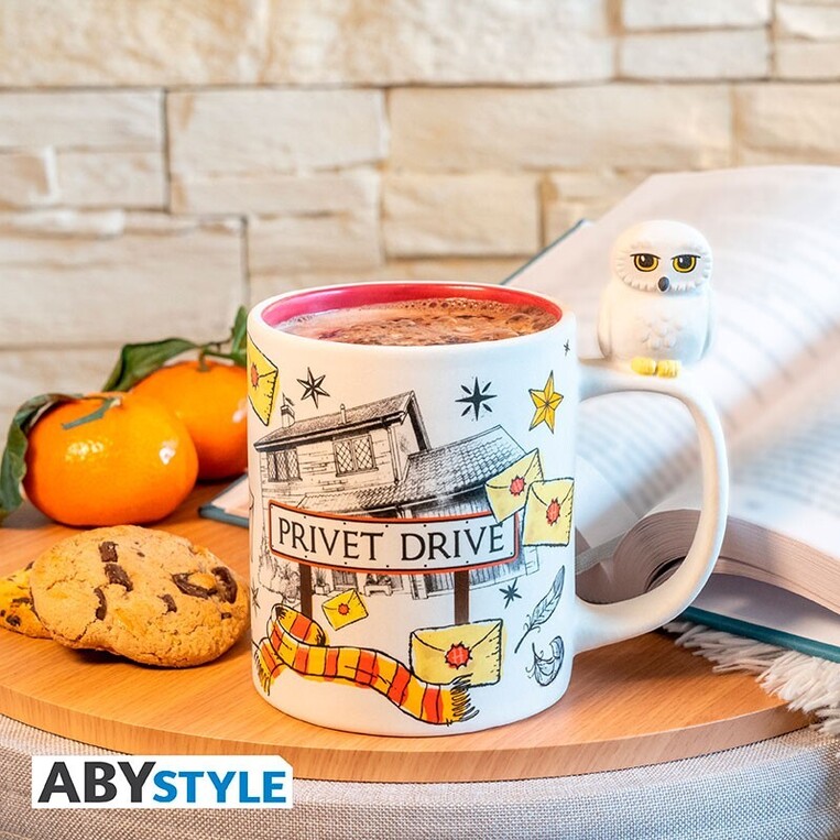 Harry Potter Mug 3d Handle Hedwig & Privet Drive - ABYMUG918
