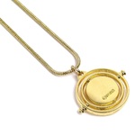 Harry Potter 20mm Fixed Time Turner Necklace gold plated - EWNX0100