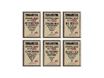 Harry Potter Set Of 6 Proclamations Magnets - DO5005