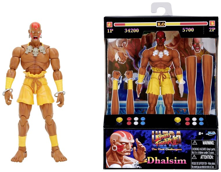 Ultra Street Fighter Ii: The Final Challengers Action Figure Dhalsim 15cm - 253252031