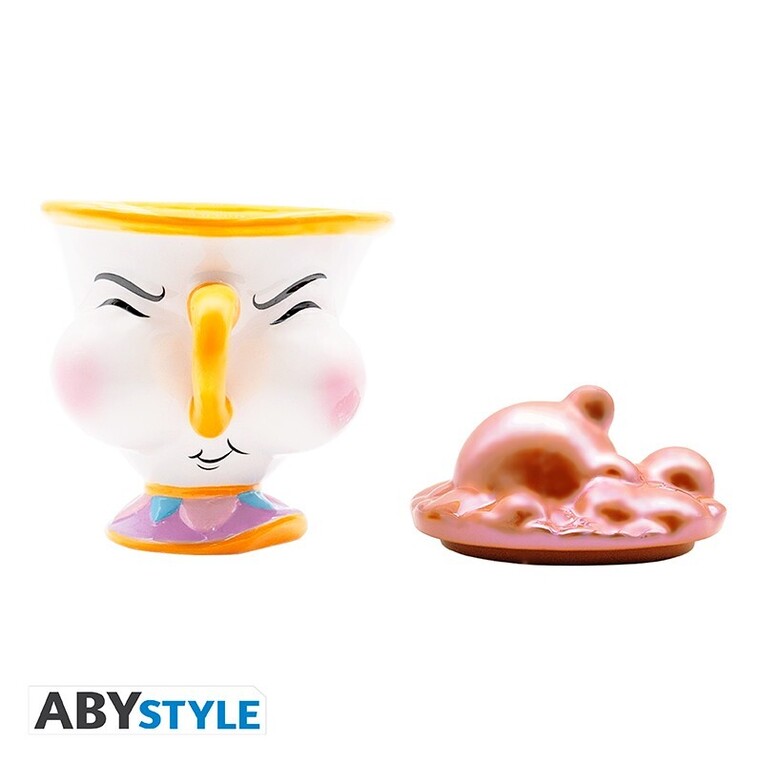Disney Mug 3d The Beauty & The Beast Chip With Bubbles - ABYMUGA216