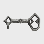 Lord Of The Rings Thorin’s Key and Map Full Size Key 36 x 32 cm (Wood and metal) - Hobbit