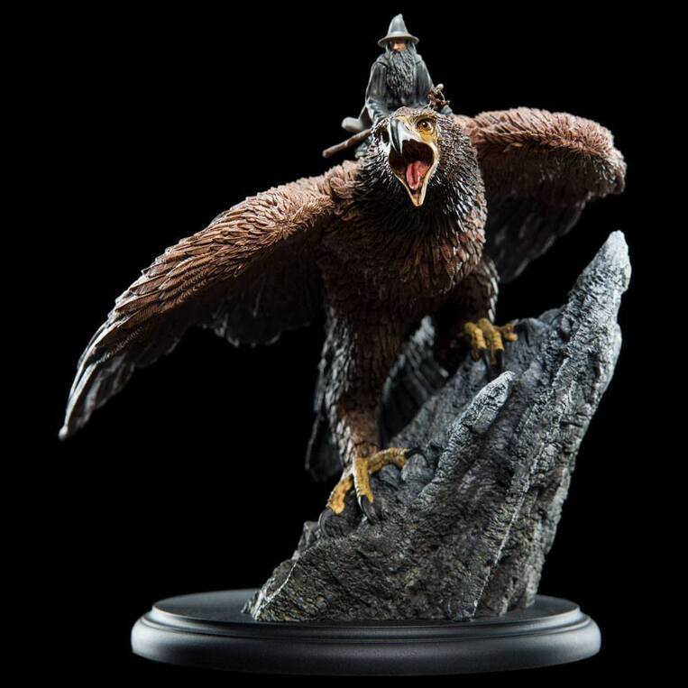 Lord of the Rings Statue Gandalf on Gwaihir 15 cm - WETA860102583