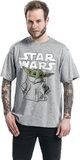 Star Wars The Mandalorian 'Child Sketch' (Grey) T-Shirt - MAN00818TSC- M