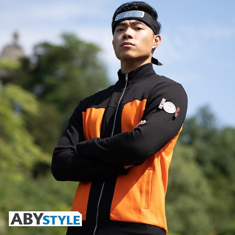 Naruto Shippuden Jacket Replica Naruto Men orange/black - ABYROL023- S