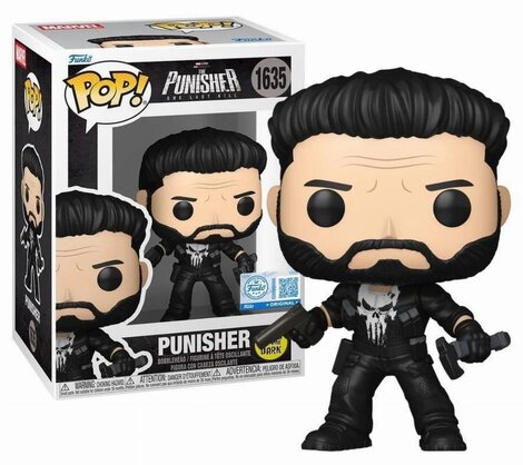 Funko Pop! Marvel: Punisher Special - The Punisher One Last Kill (Glows in The Dark)#1635 (Exclusive)