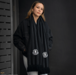 Wednesday Scarf Nevermore Academy black - CR1072