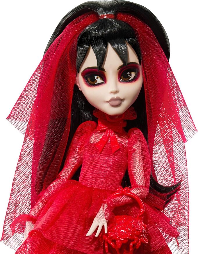 Monster High Skullector Beetlejuice And Lydia Collectible Dolls, Beetlejuice Beetlejuice 2-Pack - HYV96