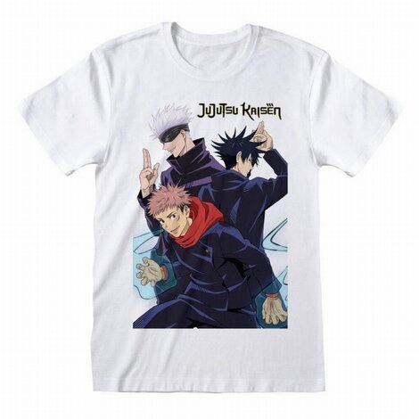 Jujutsu Kaisen - Trio White T-Shirt - JUK03200TSW